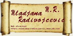 Mlađana Radivojčević vizit kartica
